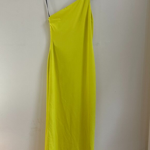 NWT - Intermix Floor Length One Shoulder Gown - Picture 2 of 7